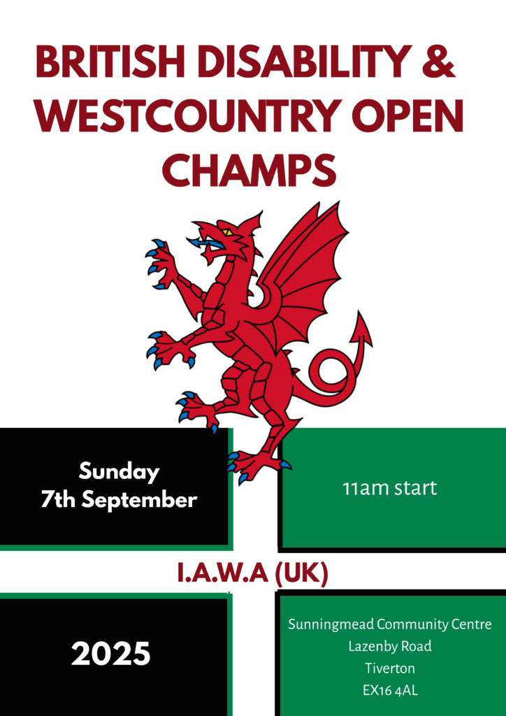 British Disability & West Country Open Champs british disability and westcountry open champs - Sunningmead Community Centre