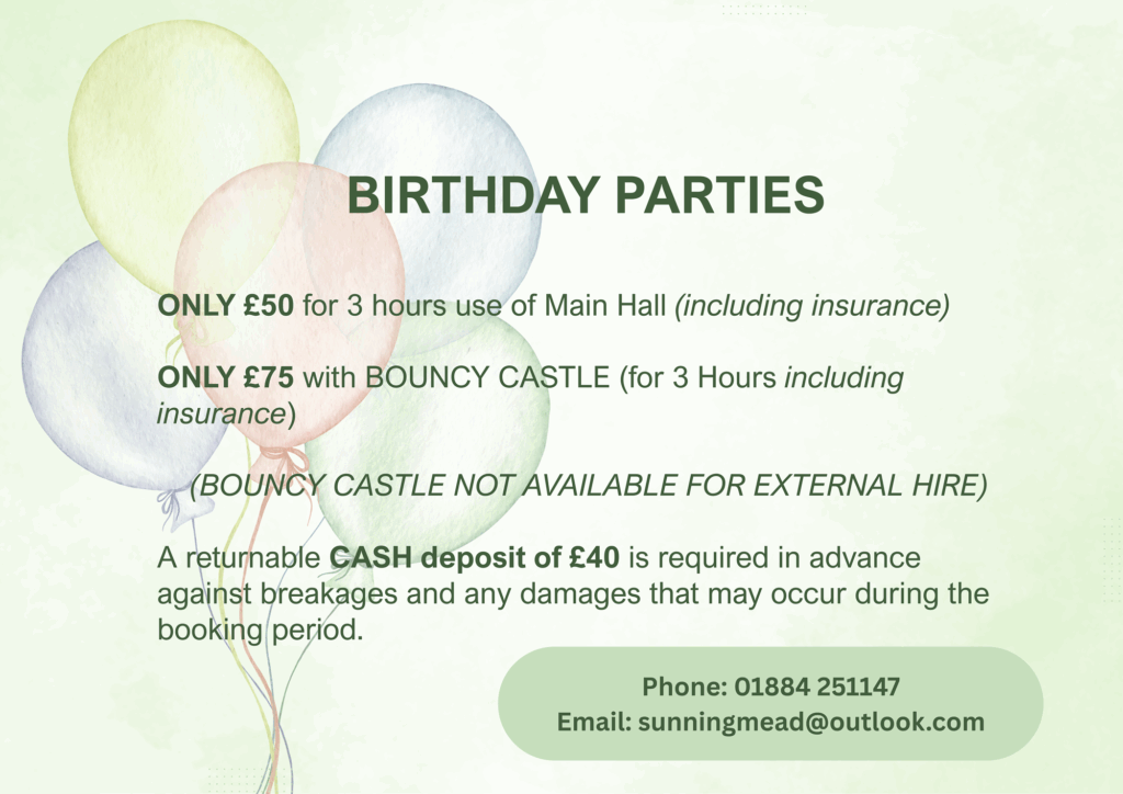 birthday party offer