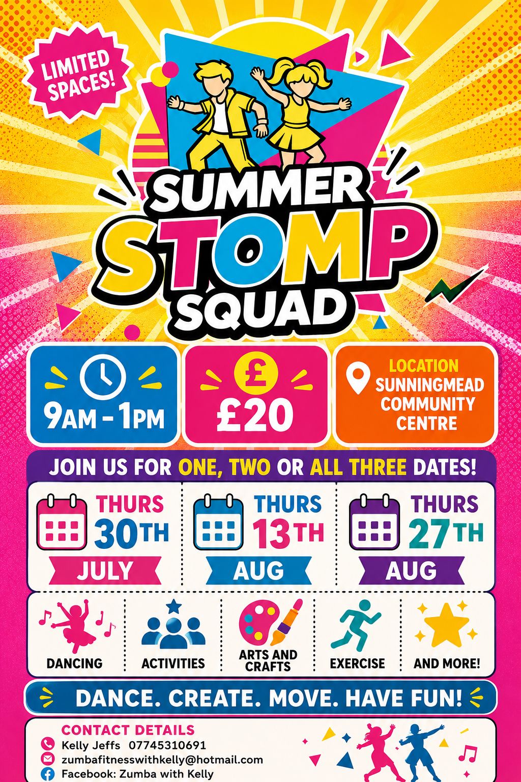 Summer Stomp Squad with Kelly Summer Stomp Squad with Kelly